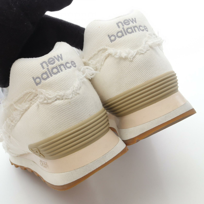 Miu Miu New Balance 運動鞋 #40 1/2 白色織品二手女款-8