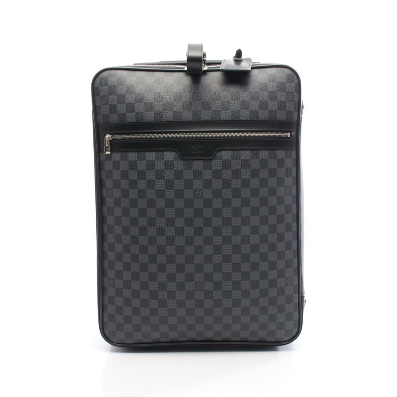 路易威登 Pegase 55 旅行手提包/行李箱 N23299 Damier Graphite 二手 LV-0