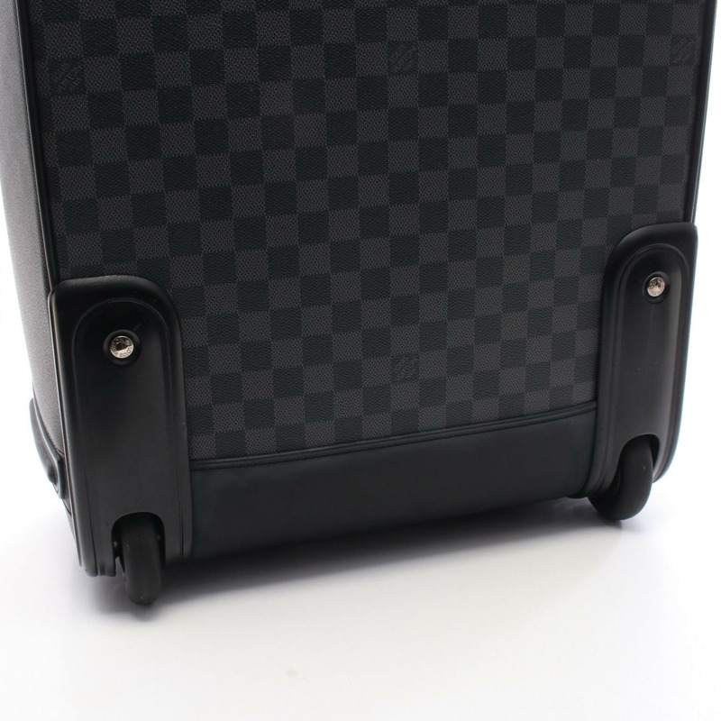 路易威登 Pegase 55 旅行手提包/行李箱 N23299 Damier Graphite 二手 LV-6