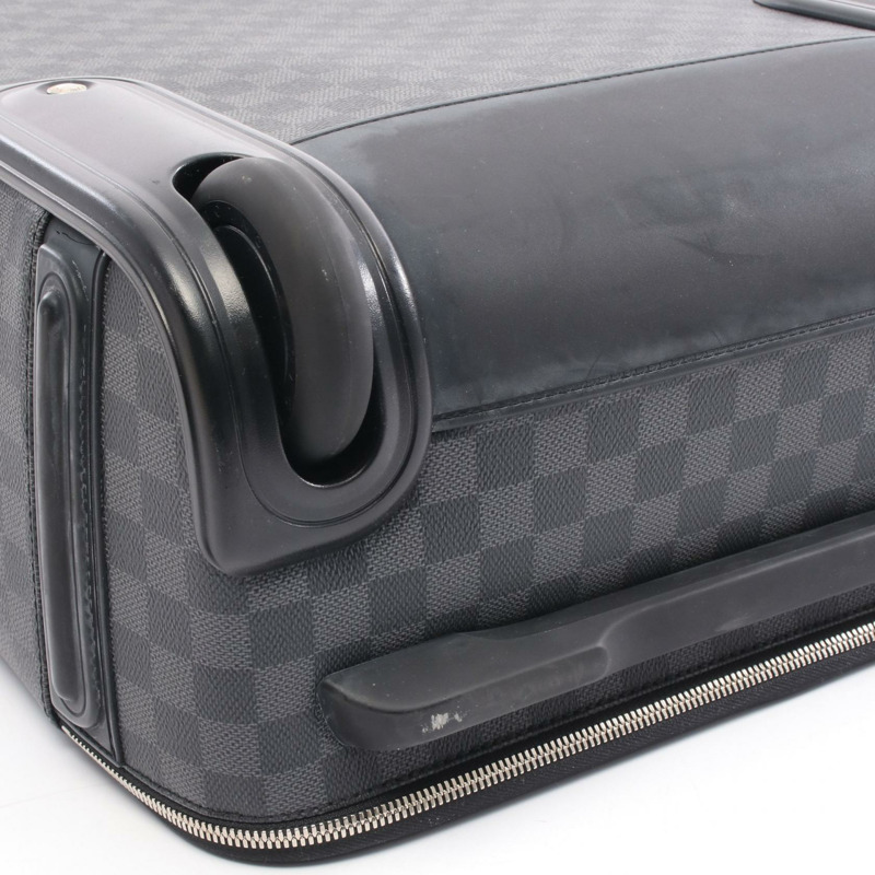 路易威登 Pegase 55 旅行手提包/行李箱 N23299 Damier Graphite 二手 LV-8