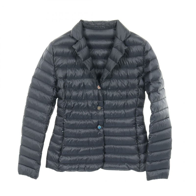 MONCLER OPALE 尼龍海軍藍羽絨服，二手女款 1 碼-0