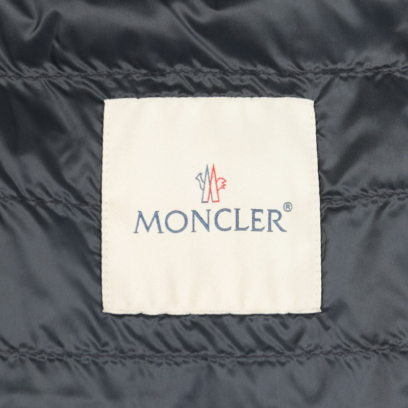 MONCLER OPALE 尼龍海軍藍羽絨服，二手女款 1 碼-2