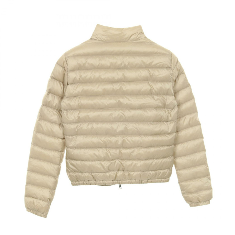 MONCLER LANS 羽絨外套 尼龍 米色 二手 女款 0碼-1
