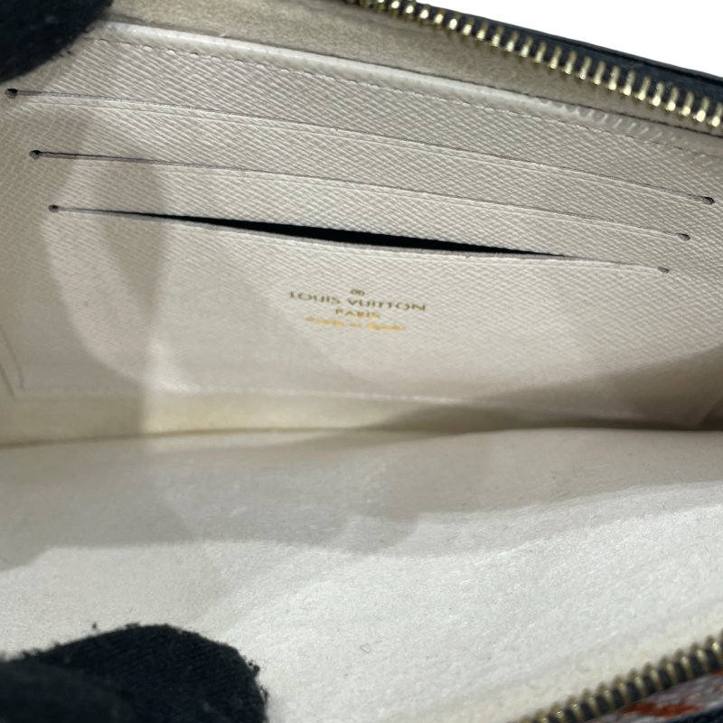 LOUIS VUITTON 路易威登 M69488 DOUBLE ZIP POCHETTE 肩背雙層麻將包 PVC帆布 塗鴉老花 金釦-11