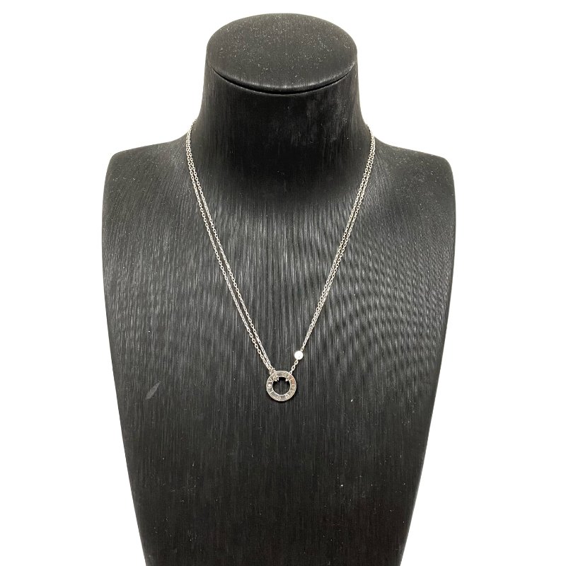 △ Cartier 卡地亞 18K White Gold Diamonds Love Circle Necklace 6.36g 18K白金鑽石頸鏈 - 257025165-1