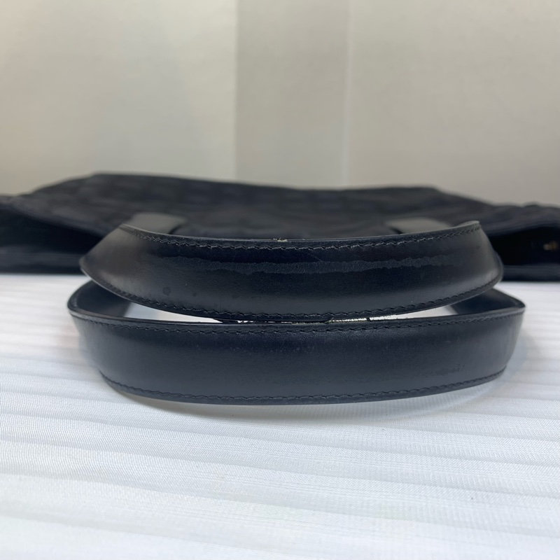 香奈兒/Chanel New Travel Line 黑色尼龍單肩托特包 36x13x34cm-13