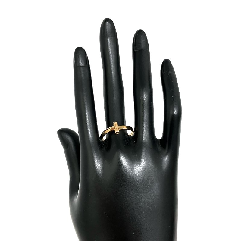 ☆ Tiffany & Co. 蒂芙尼 18K Rose Gold T T1 Narrow Ring 4.57g 18K玫瑰金戒指 4.57g - 257025196-1