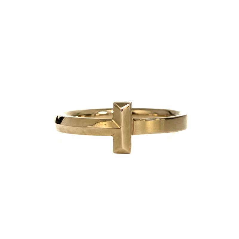 ☆ Tiffany & Co. 蒂芙尼 18K Rose Gold T T1 Narrow Ring 4.57g 18K玫瑰金戒指 4.57g - 257025196-2