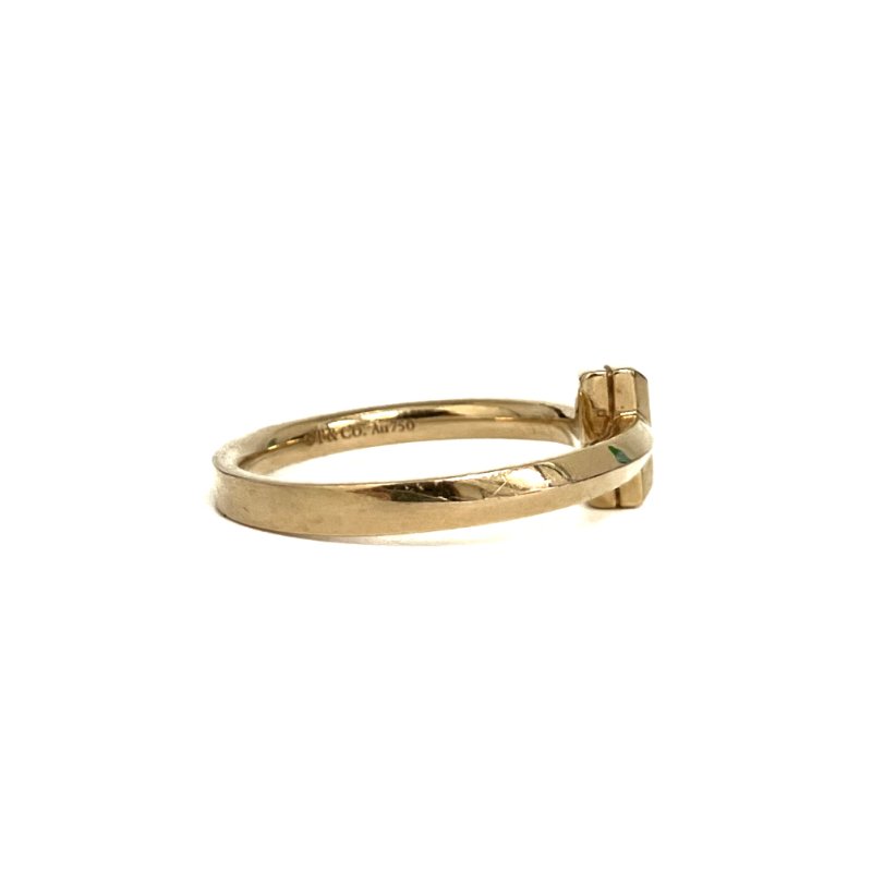 ☆ Tiffany & Co. 蒂芙尼 18K Rose Gold T T1 Narrow Ring 4.57g 18K玫瑰金戒指 4.57g - 257025196-7
