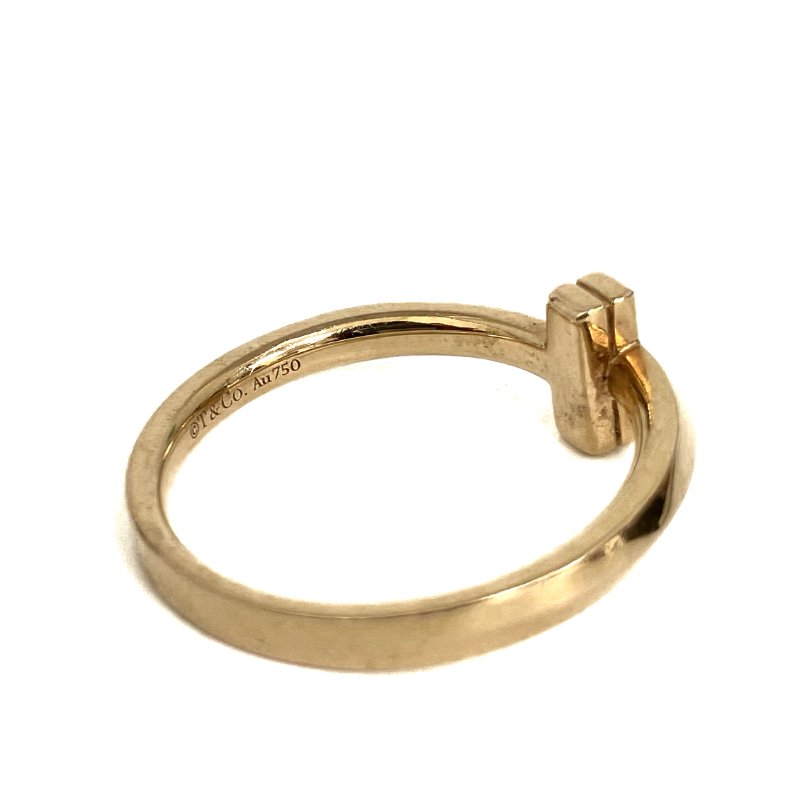 ☆ Tiffany & Co. 蒂芙尼 18K Rose Gold T T1 Narrow Ring 4.57g 18K玫瑰金戒指 4.57g - 257025196-9