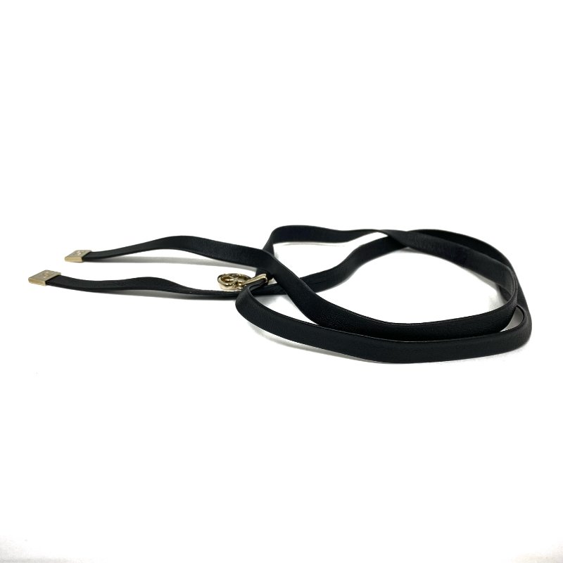 ☆ Chanel 香奈兒 Black Lambskin Heart Choker B22P 黑色小羊皮心形項圈 B22P - 257025684-2