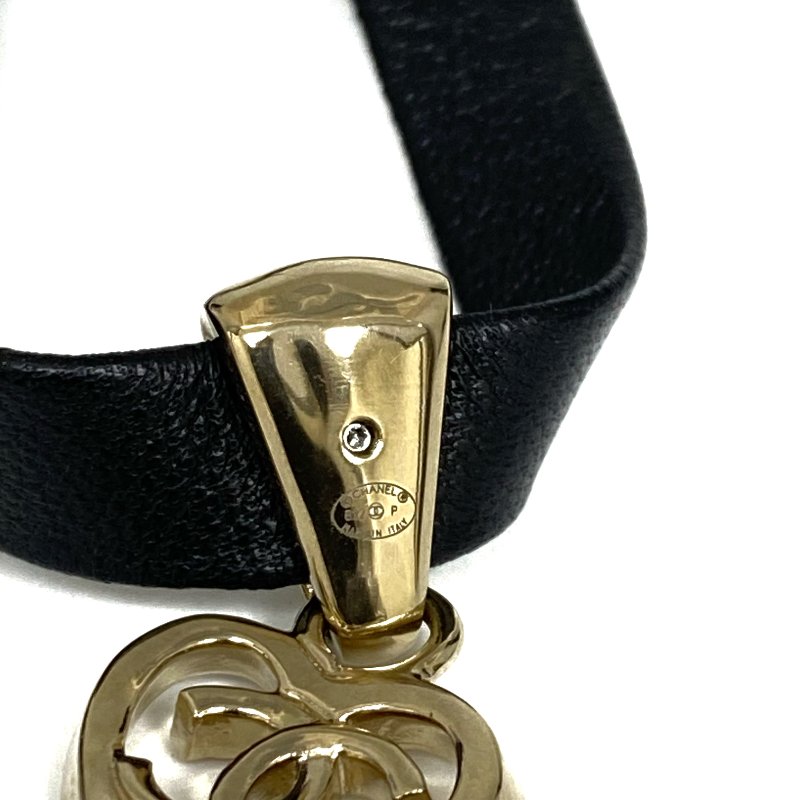 ☆ Chanel 香奈兒 Black Lambskin Heart Choker B22P 黑色小羊皮心形項圈 B22P - 257025684-8