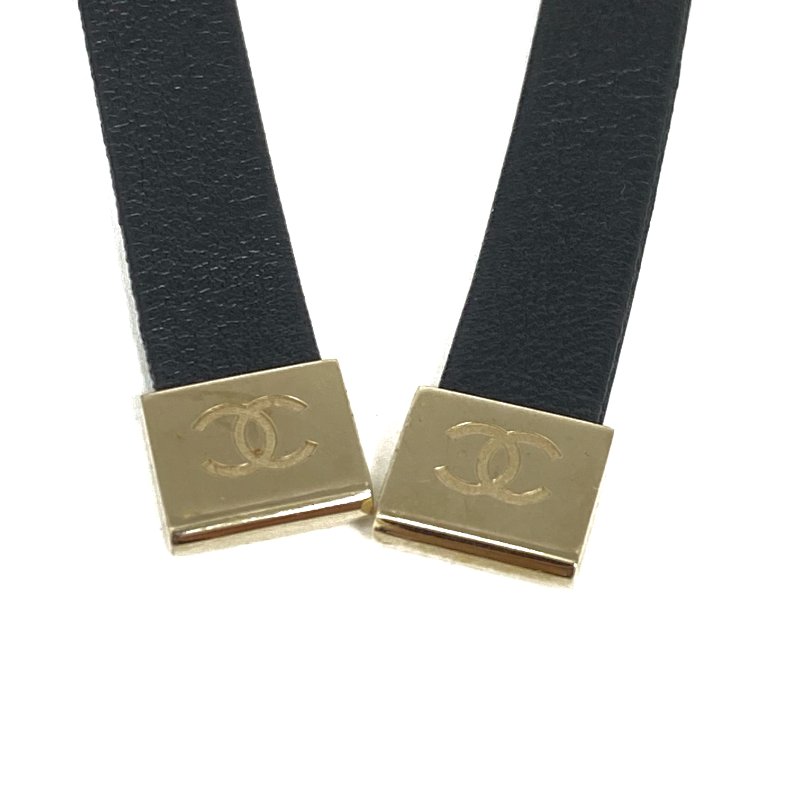 ☆ Chanel 香奈兒 Black Lambskin Heart Choker B22P 黑色小羊皮心形項圈 B22P - 257025684-9
