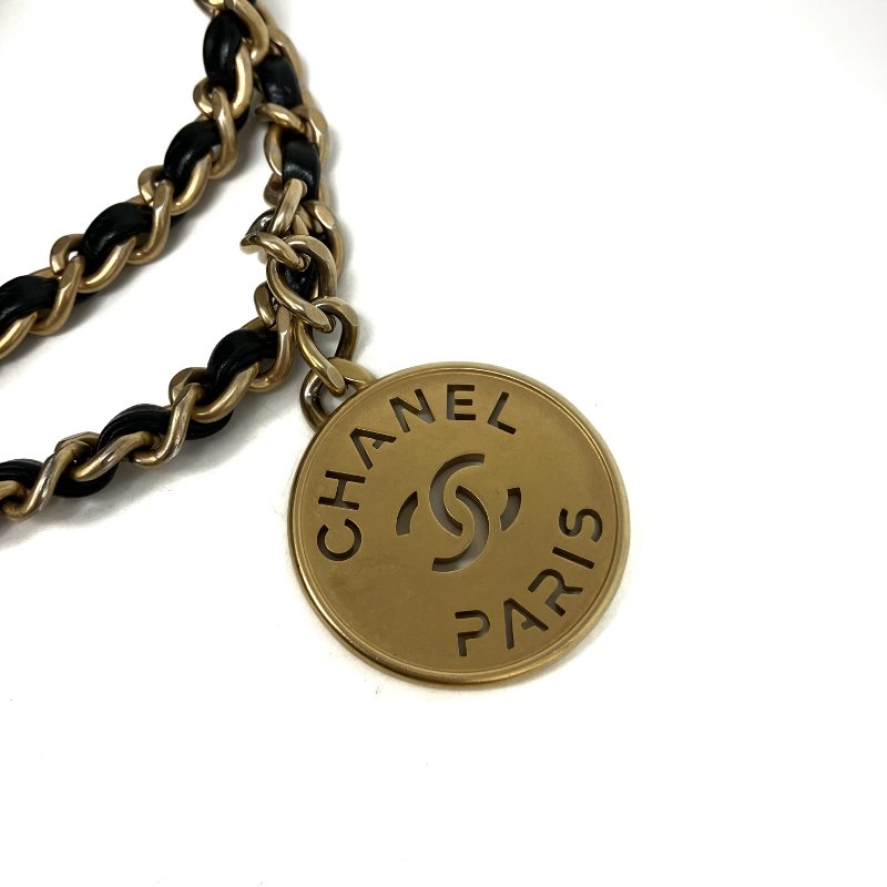 △ Chanel 香奈兒 Mini 22Bag Black Calfskin Gold Tone Metal Chain 2Way Bag AS3980 黑色小牛皮金色金屬鏈條兩用袋 AS3980 -257025692-14