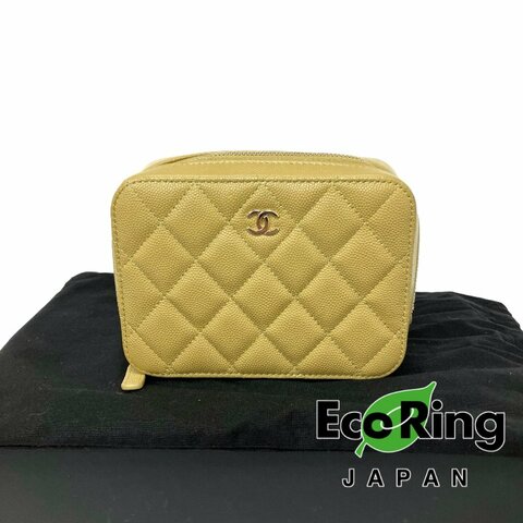 △ Chanel 香奈兒 Brown Yellow Caviar Skin Gold Tone Metal Chain Cross-body Bag AP2426 啡黃色粒紋小牛皮金色金屬鏈條斜背袋 AP2426 -257025758