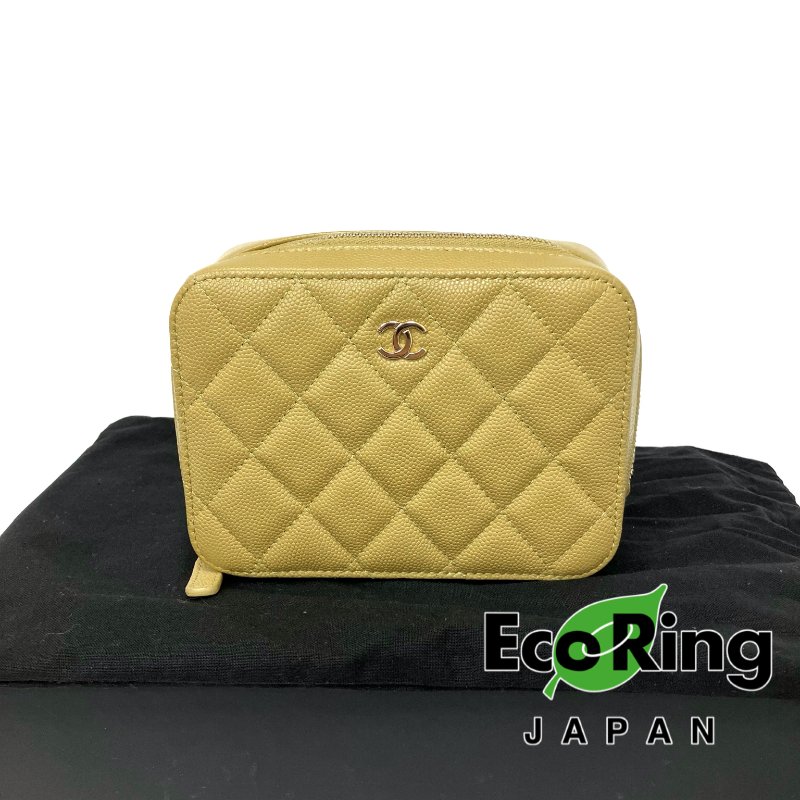 △ Chanel 香奈兒 Brown Yellow Caviar Skin Gold Tone Metal Chain Cross-body Bag AP2426 啡黃色粒紋小牛皮金色金屬鏈條斜背袋 AP2426 -257025758-0