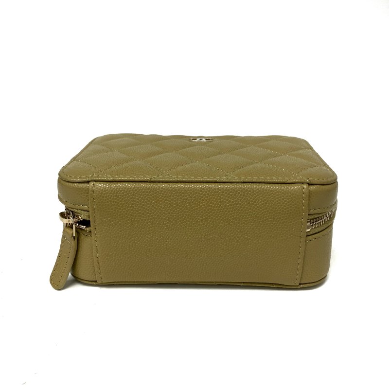 △ Chanel 香奈兒 Brown Yellow Caviar Skin Gold Tone Metal Chain Cross-body Bag AP2426 啡黃色粒紋小牛皮金色金屬鏈條斜背袋 AP2426 -257025758-9