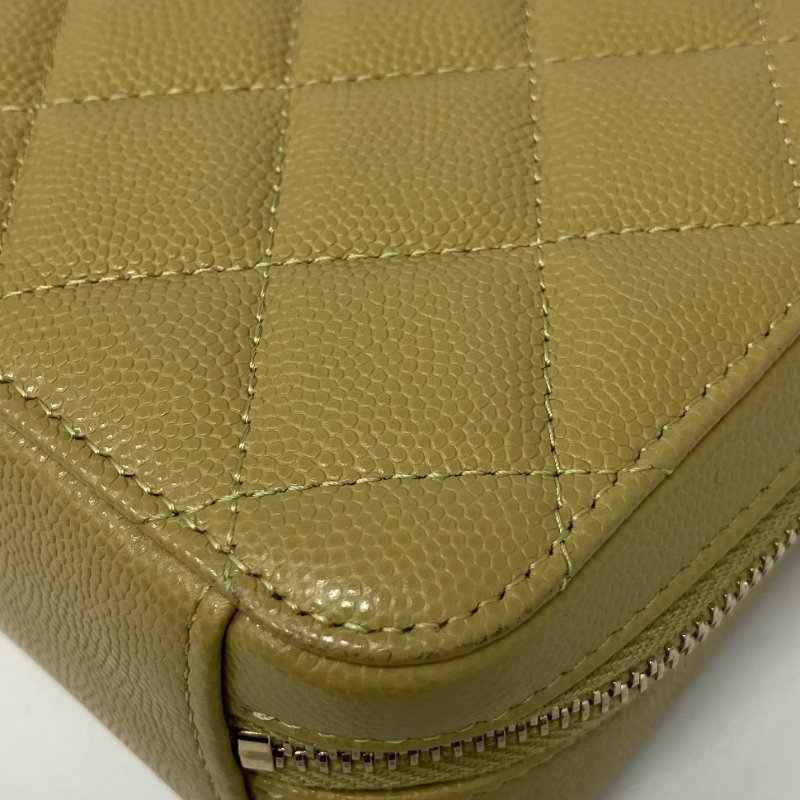 △ Chanel 香奈兒 Brown Yellow Caviar Skin Gold Tone Metal Chain Cross-body Bag AP2426 啡黃色粒紋小牛皮金色金屬鏈條斜背袋 AP2426 -257025758-10