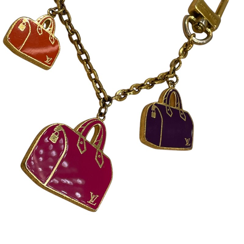 LOUIS VUITTON 路易威登 M66985 SPEEDY 造型包鍊 合金 彩色 金釦-4