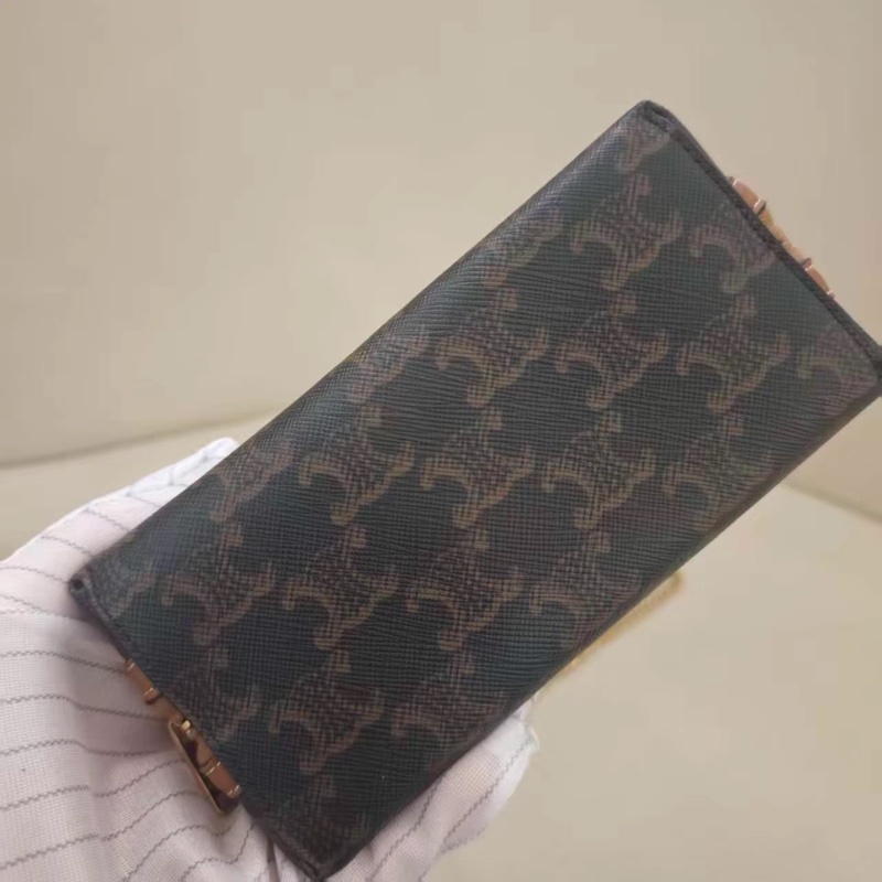 Celine • 經典凱旋門老花 Mini貝殼包-7