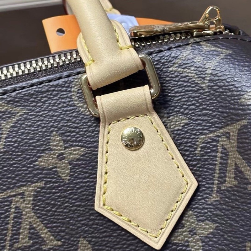 【2025年12月購證 99新大全套✨】LV speedy 20 經典老花手提斜挎包肩帶芯片款-3