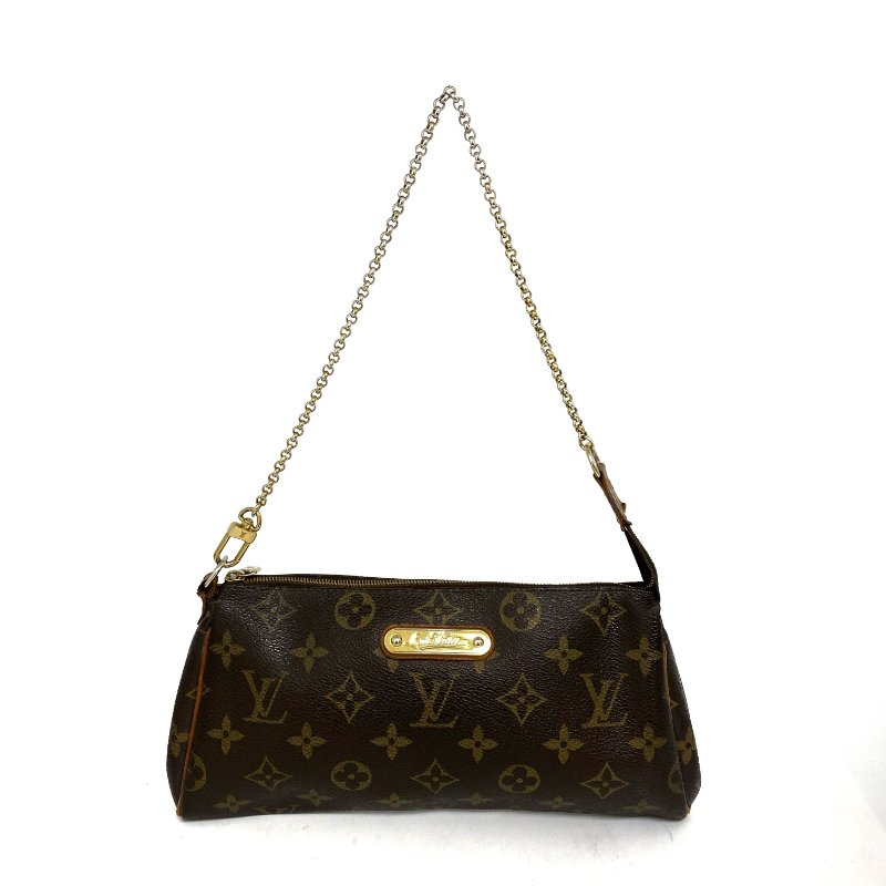 △ Louis Vuitton 路易威登 Eva Brown Coated Canvas Monogram 2Way Bag M95567 啡色塗層帆布經典花紋兩用袋 M95567 -257020858-1