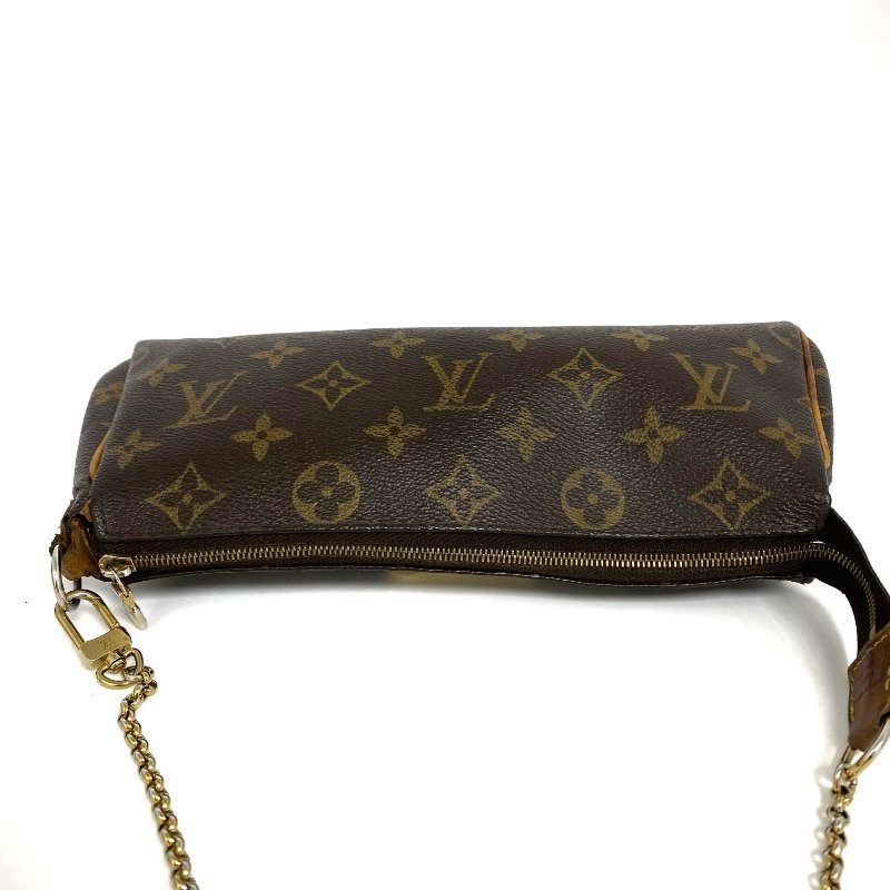 △ Louis Vuitton 路易威登 Eva Brown Coated Canvas Monogram 2Way Bag M95567 啡色塗層帆布經典花紋兩用袋 M95567 -257020858-9