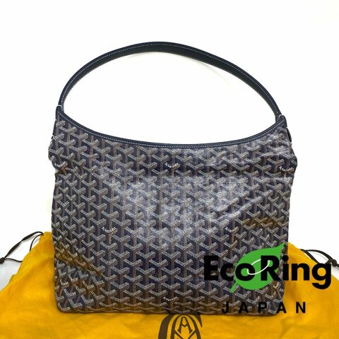 △ Goyard 高雅德 Boheme Navy Coated Canvas Goyardine Tote Bag 深藍色塗層帆布托特袋 -257025748