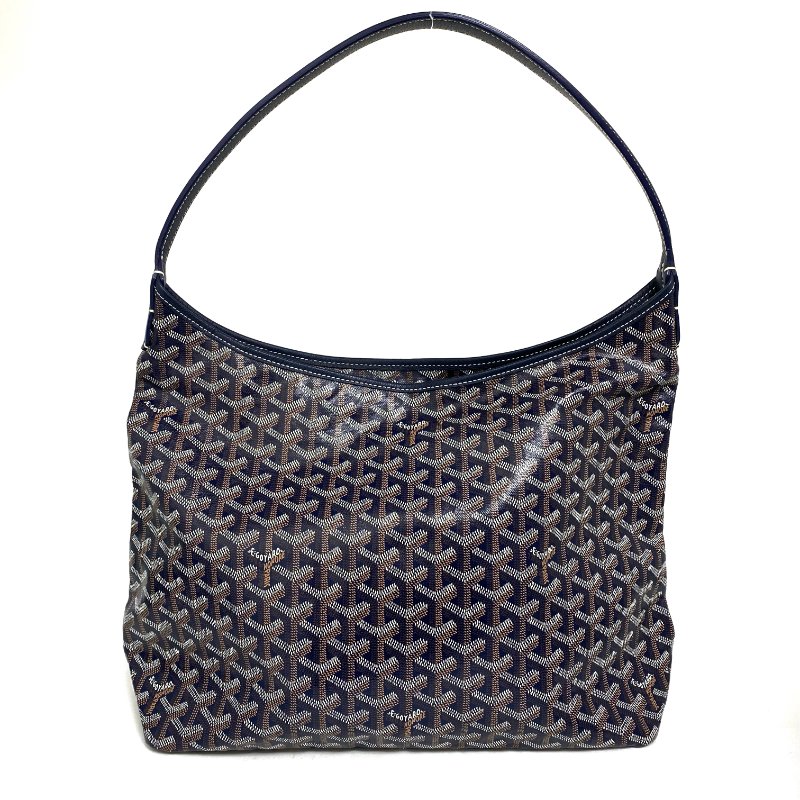 △ Goyard 高雅德 Boheme Navy Coated Canvas Goyardine Tote Bag 深藍色塗層帆布托特袋 -257025748-2