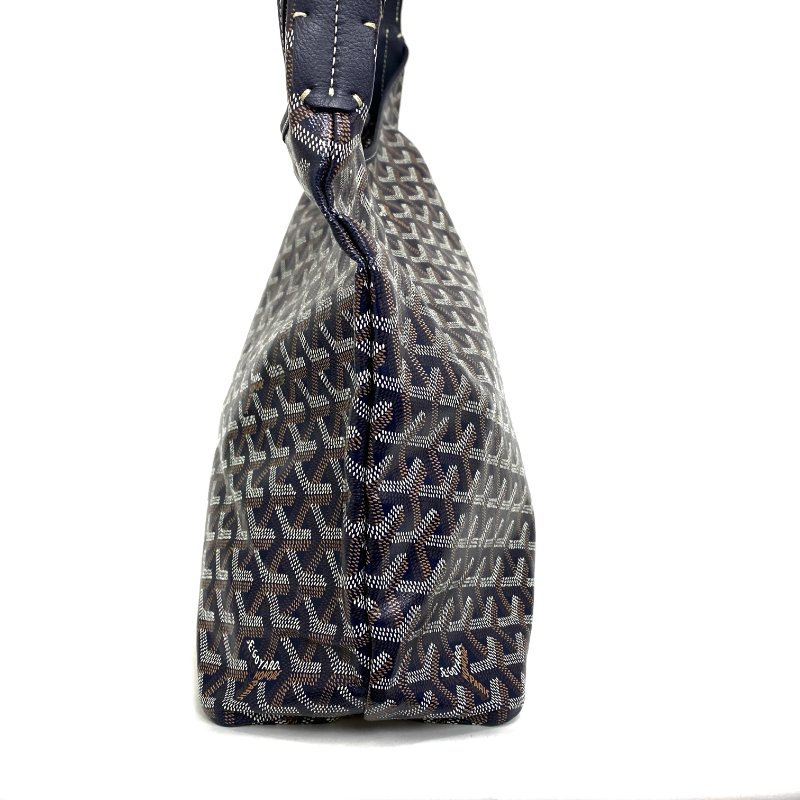 △ Goyard 高雅德 Boheme Navy Coated Canvas Goyardine Tote Bag 深藍色塗層帆布托特袋 -257025748-4
