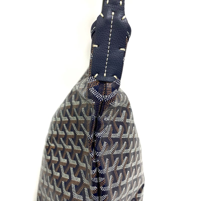 △ Goyard 高雅德 Boheme Navy Coated Canvas Goyardine Tote Bag 深藍色塗層帆布托特袋 -257025748-5
