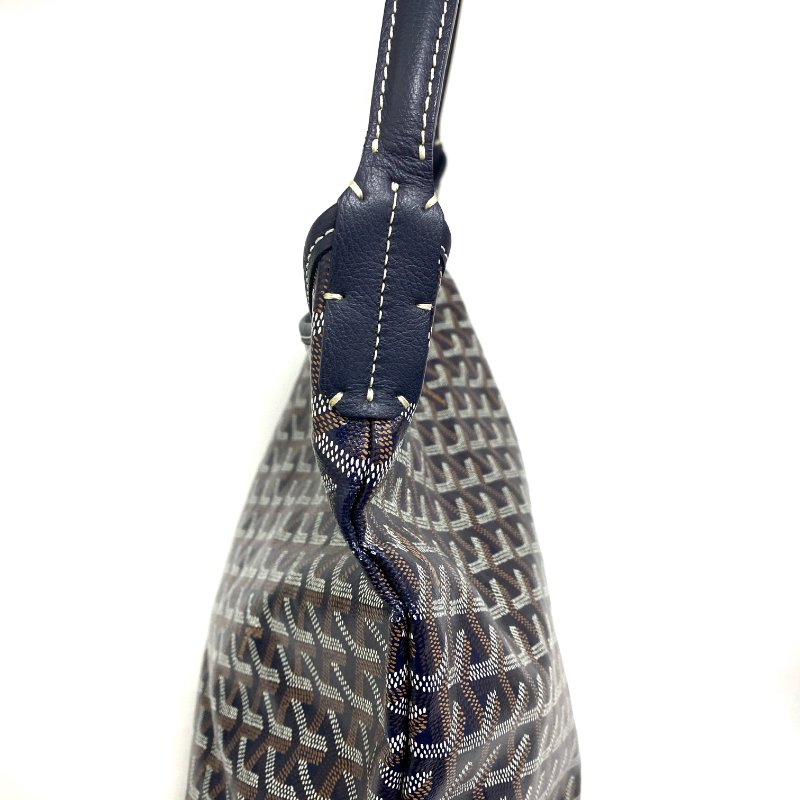 △ Goyard 高雅德 Boheme Navy Coated Canvas Goyardine Tote Bag 深藍色塗層帆布托特袋 -257025748-6