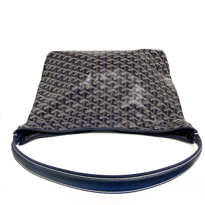 △ Goyard 高雅德 Boheme Navy Coated Canvas Goyardine Tote Bag 深藍色塗層帆布托特袋 -257025748-7