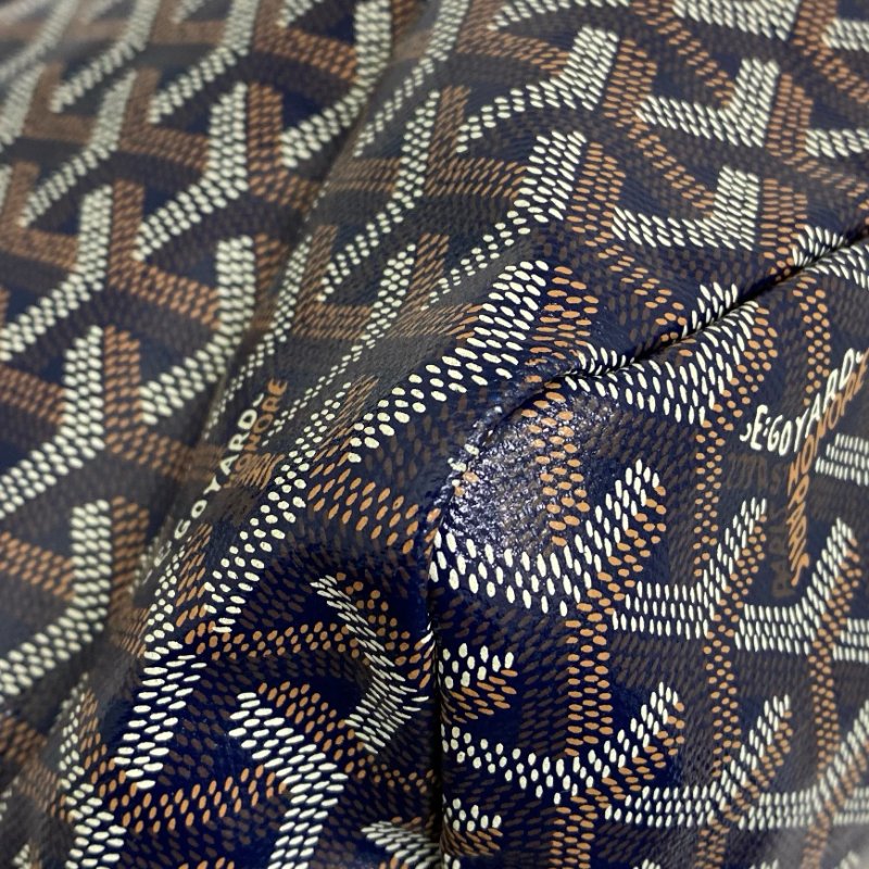 △ Goyard 高雅德 Boheme Navy Coated Canvas Goyardine Tote Bag 深藍色塗層帆布托特袋 -257025748-10