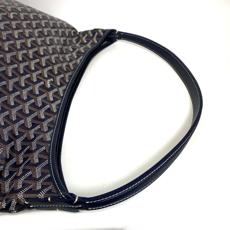 △ Goyard 高雅德 Boheme Navy Coated Canvas Goyardine Tote Bag 深藍色塗層帆布托特袋 -257025748-13