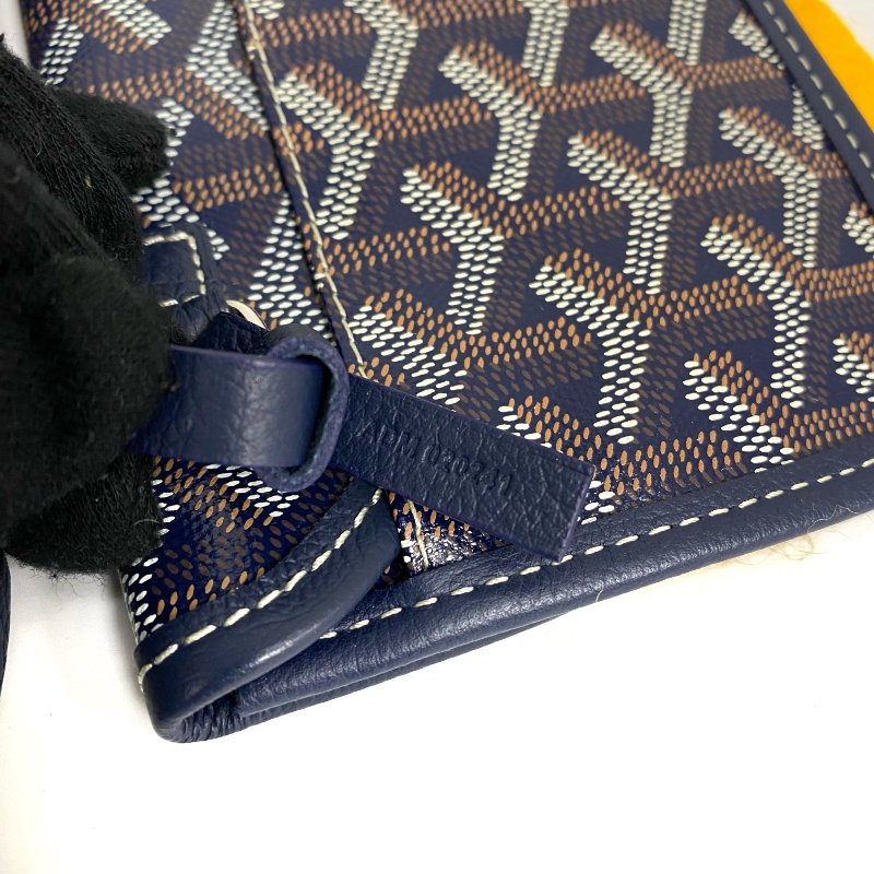 △ Goyard 高雅德 Boheme Navy Coated Canvas Goyardine Tote Bag 深藍色塗層帆布托特袋 -257025748-16