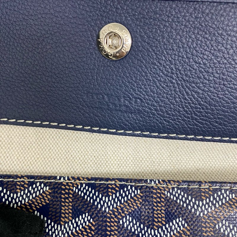 △ Goyard 高雅德 Boheme Navy Coated Canvas Goyardine Tote Bag 深藍色塗層帆布托特袋 -257025748-19