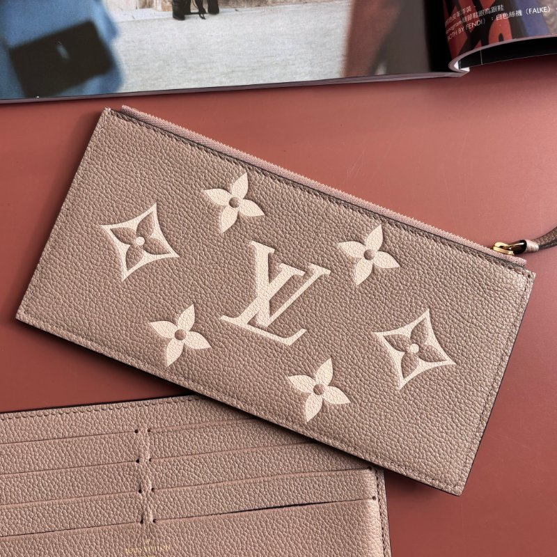 ::LOUIS VUITTON:: LV M82610 Félicie Pochette 斑鳩灰色皮革壓花紋 WOC三合一 金鏈斜背包-17
