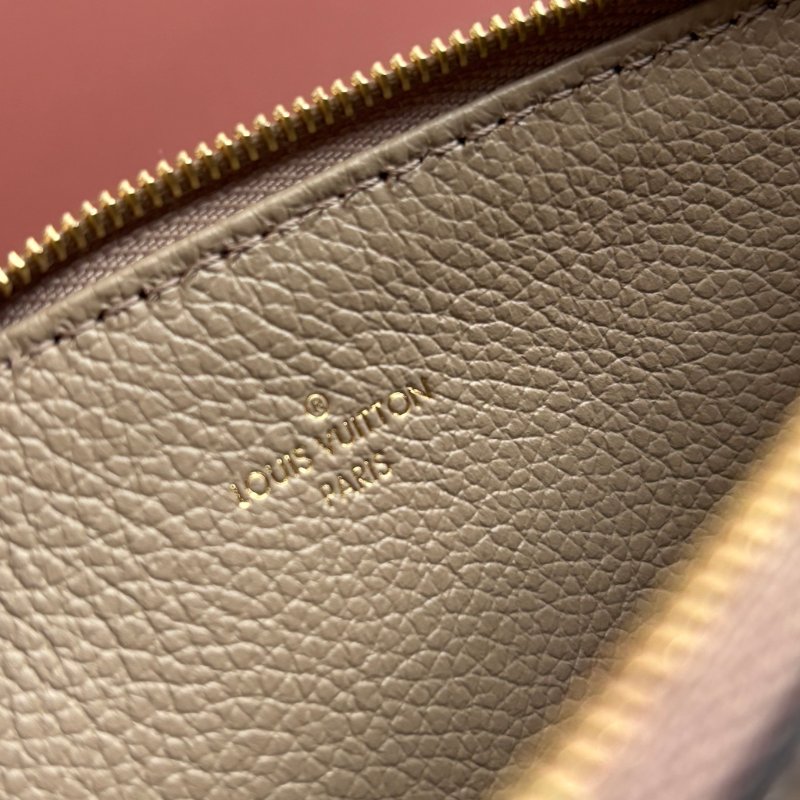 ::LOUIS VUITTON:: LV M82610 Félicie Pochette 斑鳩灰色皮革壓花紋 WOC三合一 金鏈斜背包-24