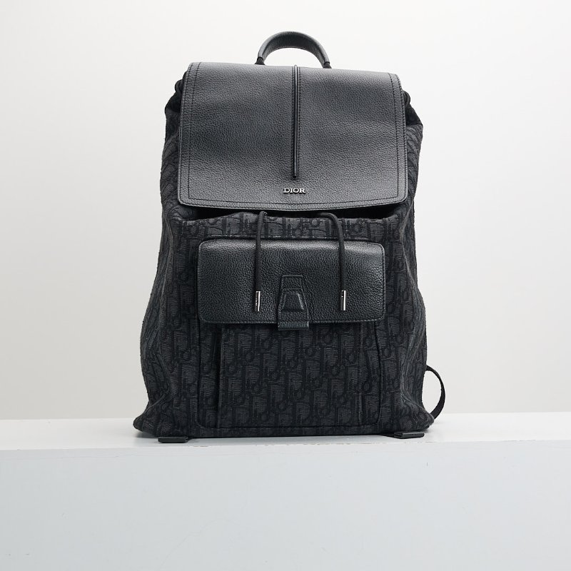 二手DIOR motion老花後背包/黑-0