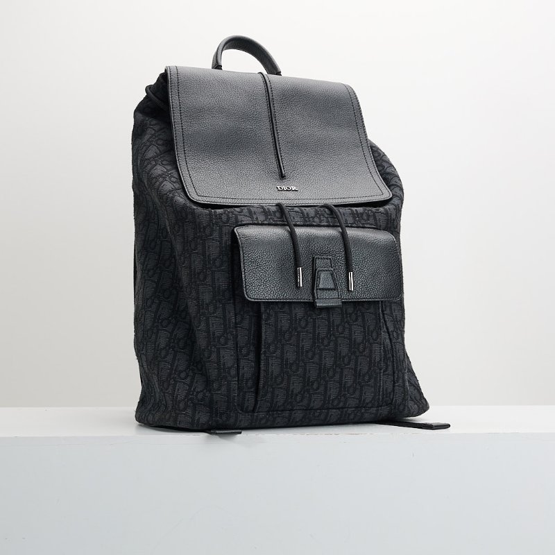 二手DIOR motion老花後背包/黑-1