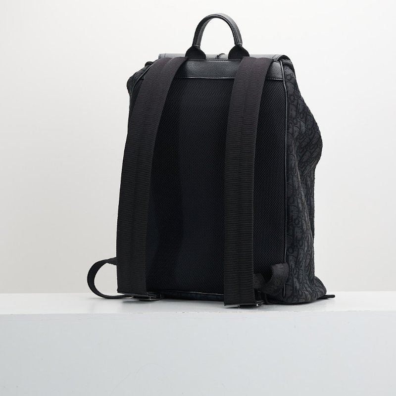 二手DIOR motion老花後背包/黑-2