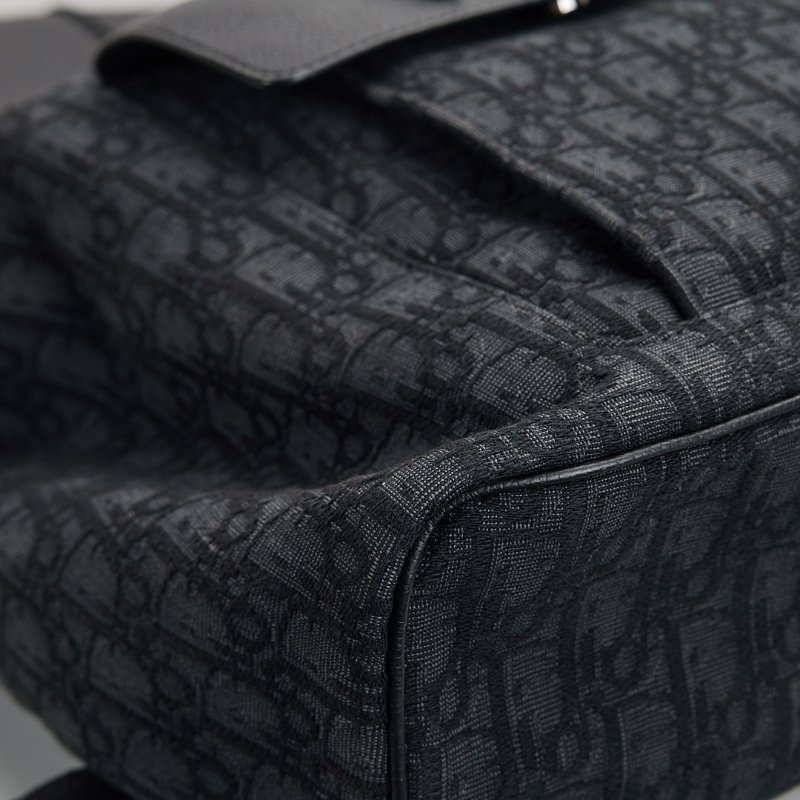 二手DIOR motion老花後背包/黑-4