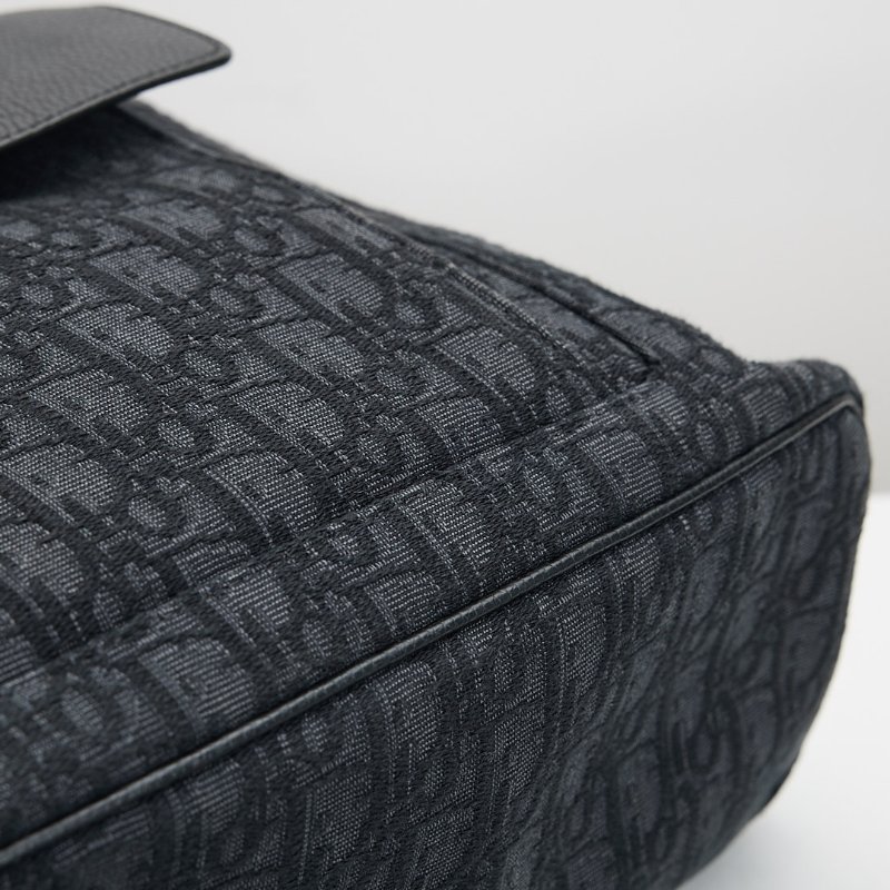 二手DIOR motion老花後背包/黑-5