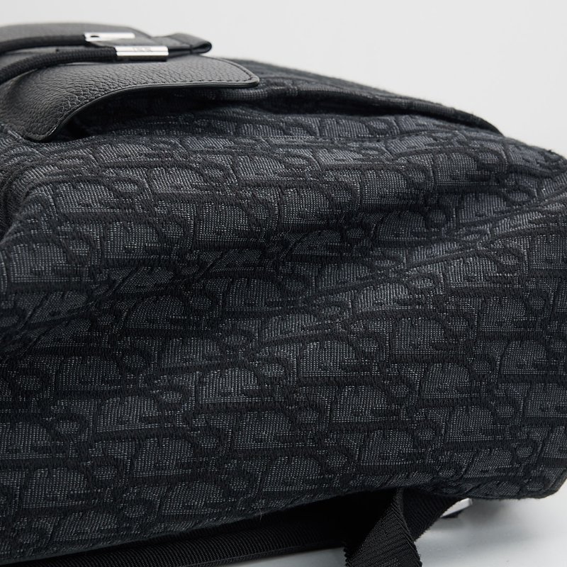 二手DIOR motion老花後背包/黑-6
