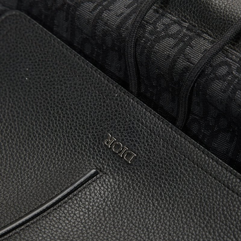 二手DIOR motion老花後背包/黑-7