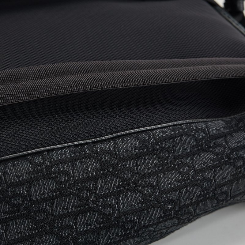 二手DIOR motion老花後背包/黑-12