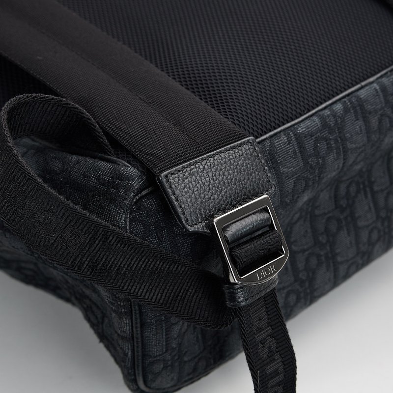 二手DIOR motion老花後背包/黑-13