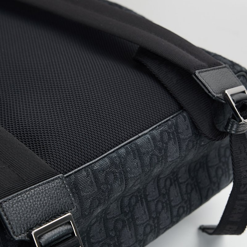 二手DIOR motion老花後背包/黑-14