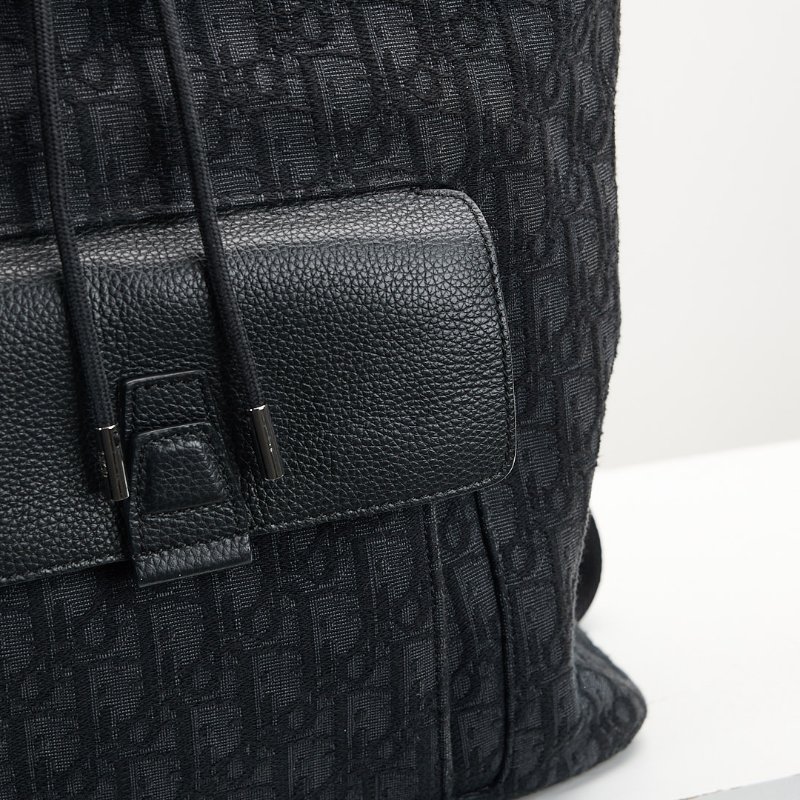 二手DIOR motion老花後背包/黑-17